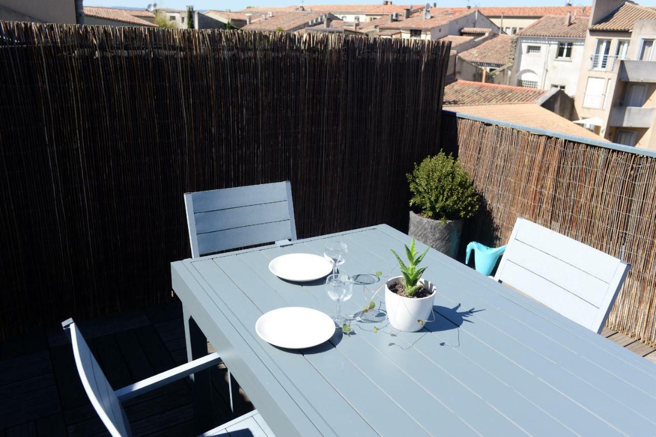 La Terrasse De Jules Lägenhet Carcassonne Exteriör bild